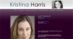 Desktop Screenshot of kristinaharris.com